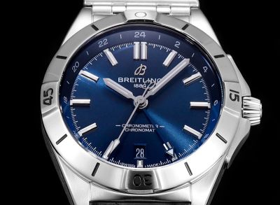 Breitling Chronomat Automatic GMT 40MM Etc. 2836 Movement Blue Watch